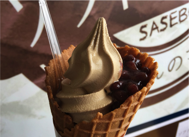 Sasebo Navy Soft Ice Cream: